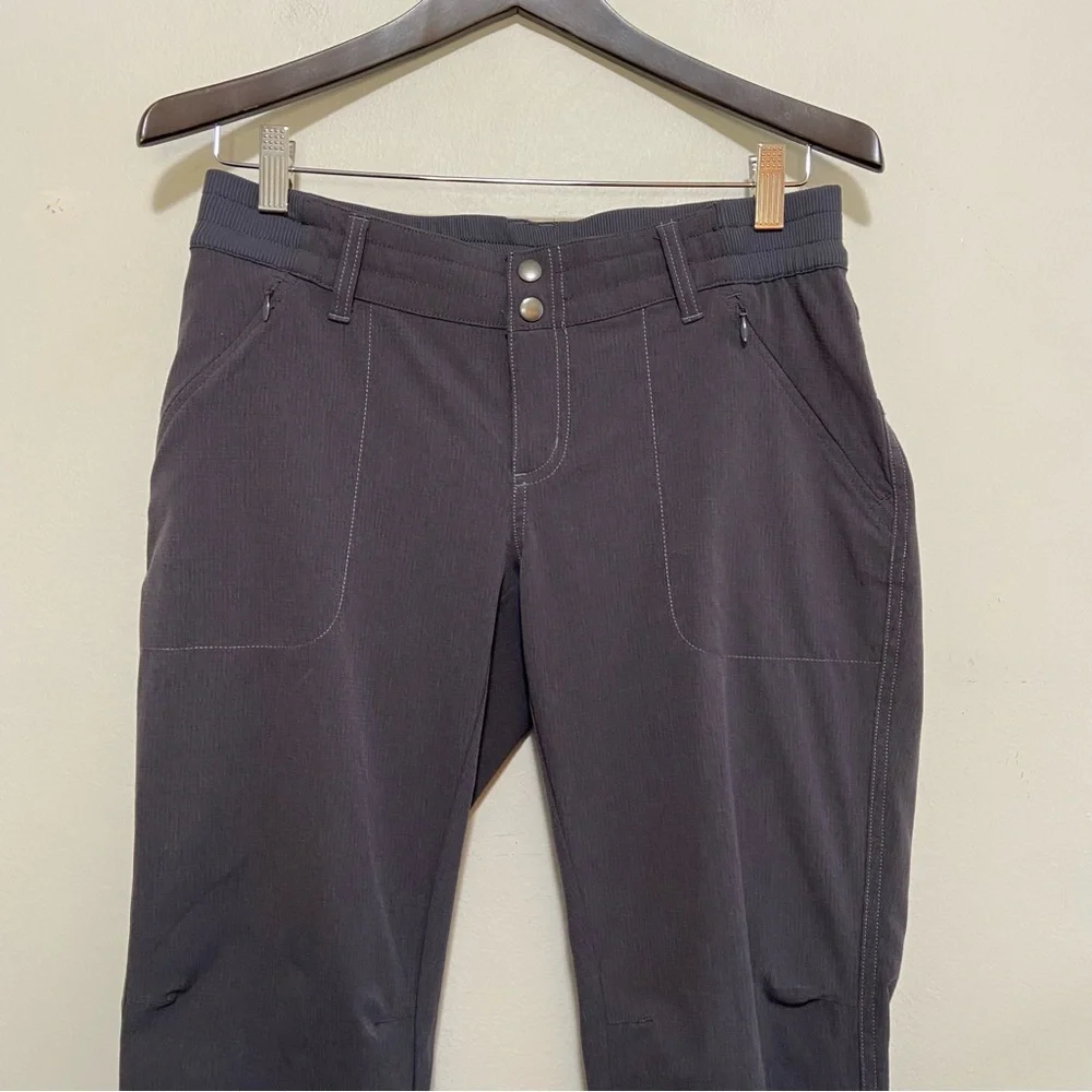 Kuhl Strattus Dark Gray Relaxed Fit Mid Rise Outdoor Athletic Pants
